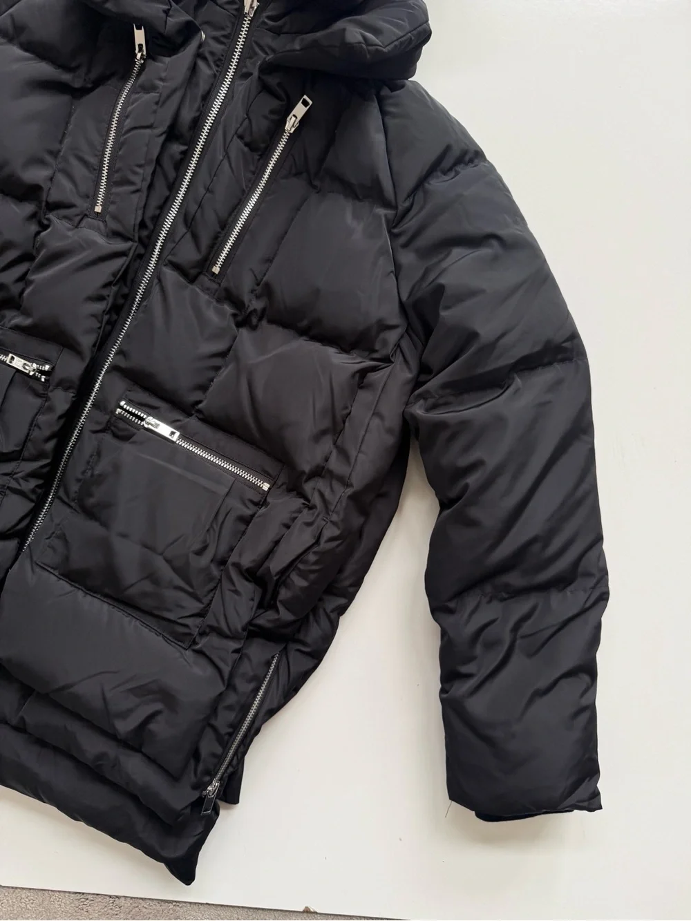 Orolay Thickened Hooded Down Coat Black Size 11/12